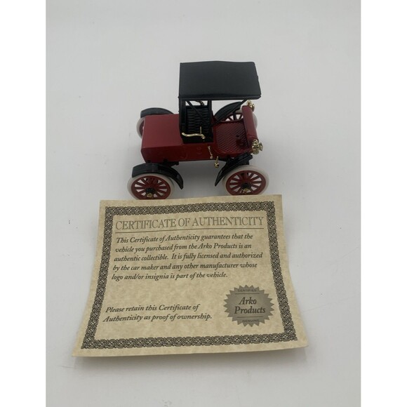 ARKO Other - 1:32 Fantastic 1904 Oldsmobile Curved Dash Roundabout - Arko Products RED